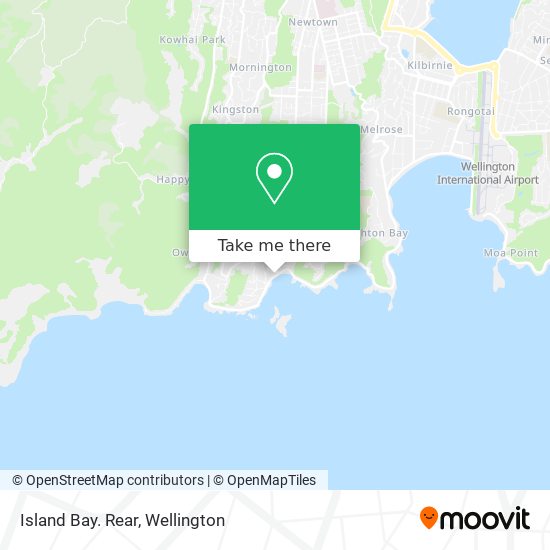 Island Bay. Rear map