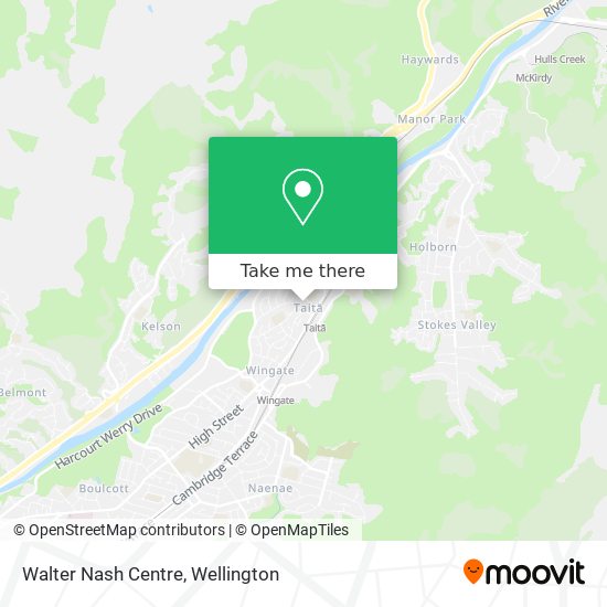 Walter Nash Centre map
