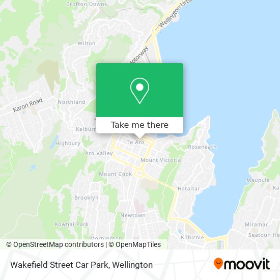 Wakefield Street Car Park map