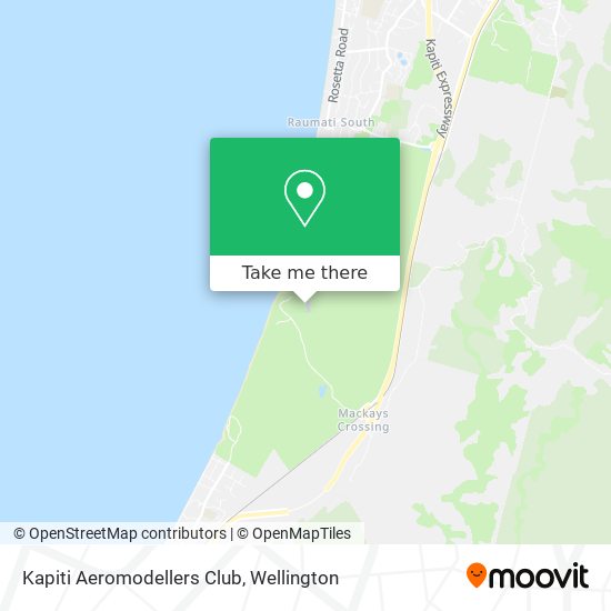 Kapiti Aeromodellers Club map