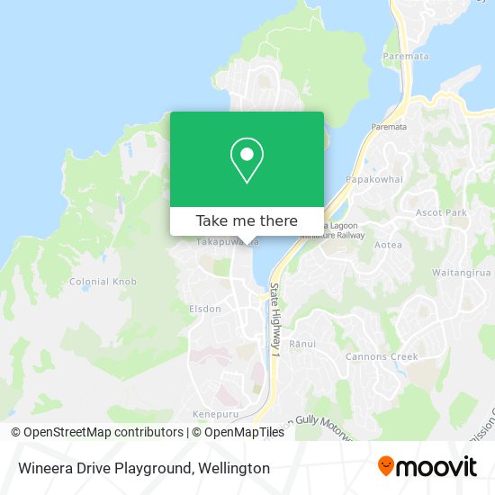 Wineera Drive Playground map