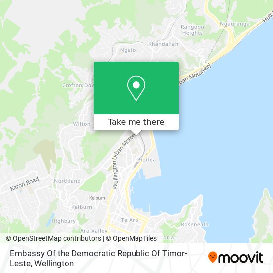 Embassy Of the Democratic Republic Of Timor-Leste map