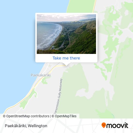 Paekākāriki map