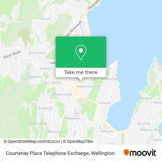 Courtenay Place Telephone Exchange map