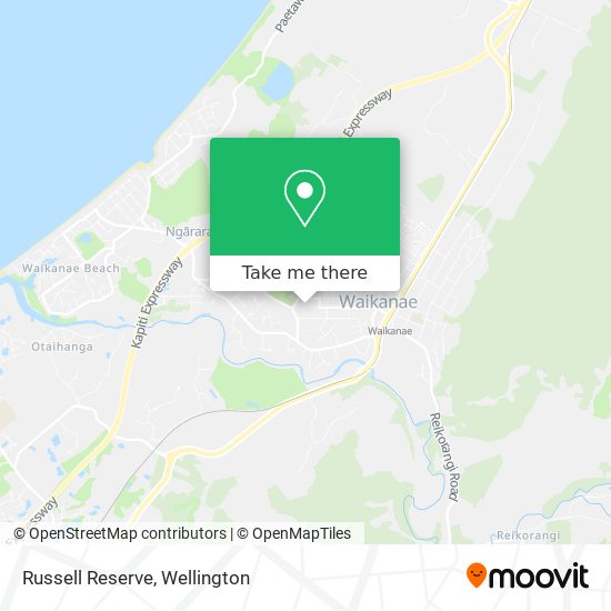 Russell Reserve map