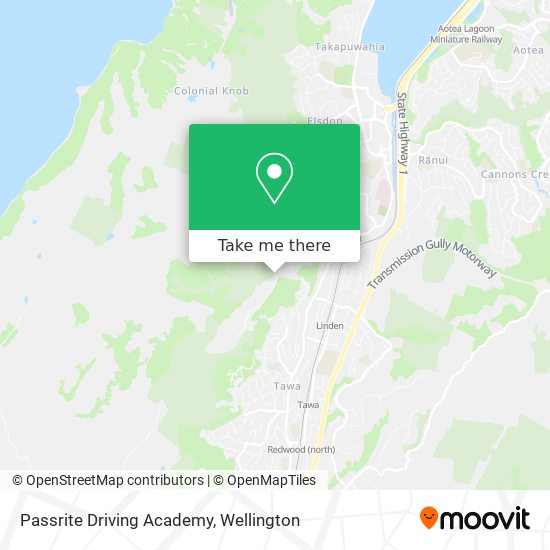 Passrite Driving Academy map