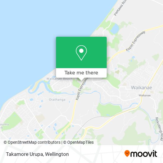 Takamore Urupa map