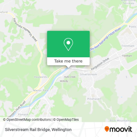 Silverstream Rail Bridge map