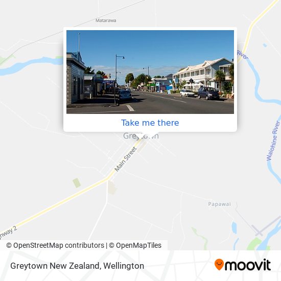 Greytown New Zealand地图