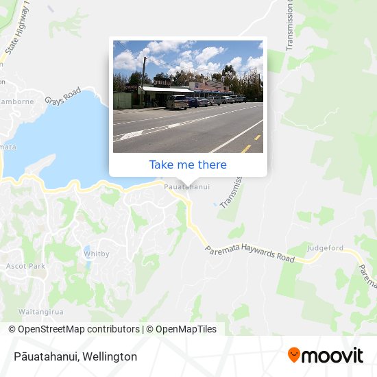 Pāuatahanui map