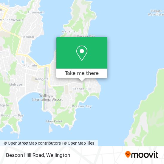Beacon Hill Road map