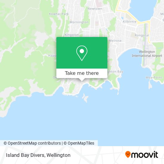 Island Bay Divers map