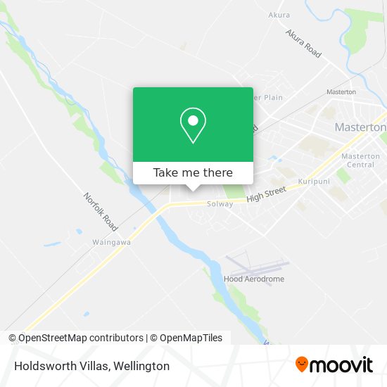 Holdsworth Villas map