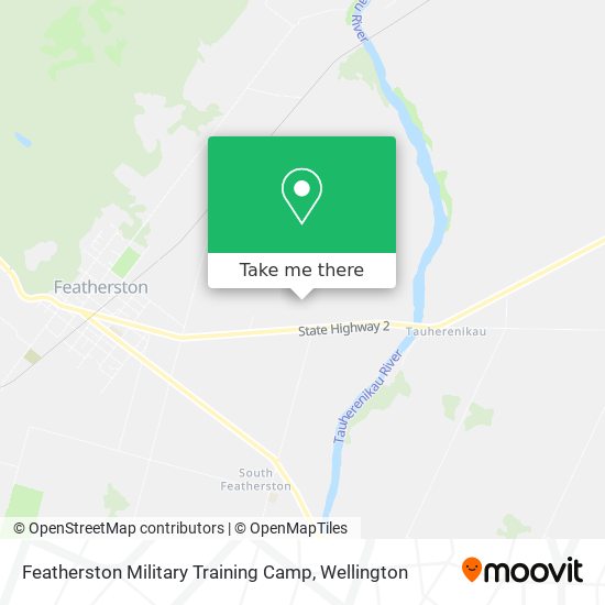 Featherston Military Training Camp map
