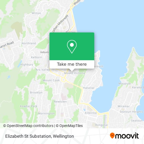 Elizabeth St Substation map