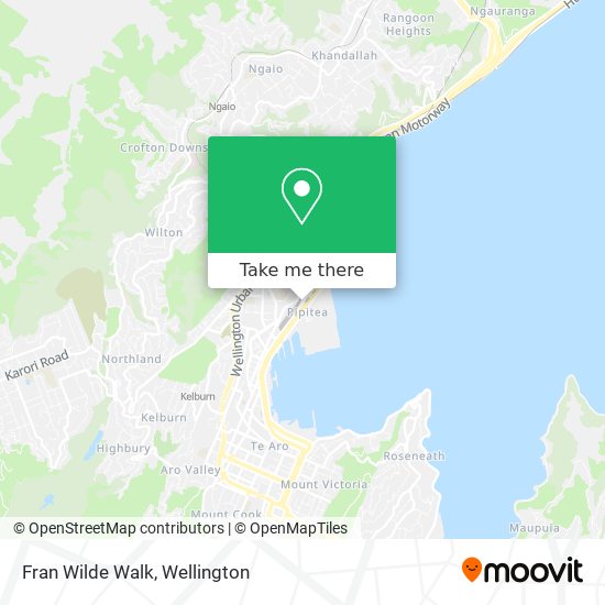 Fran Wilde Walk map