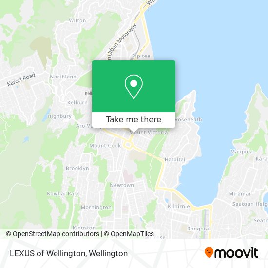 LEXUS of Wellington map