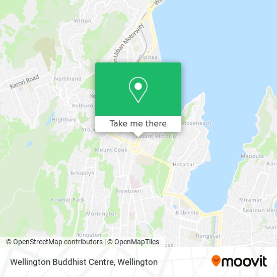 Wellington Buddhist Centre map