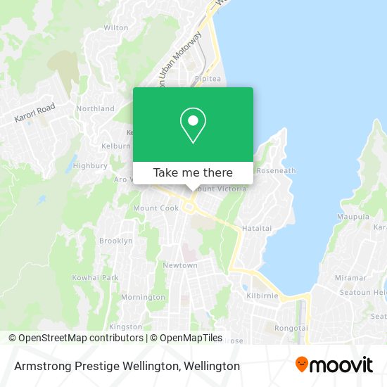 Armstrong Prestige Wellington map