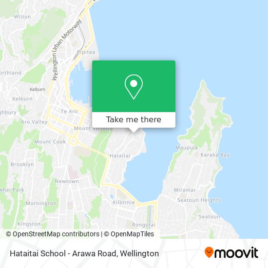 Hataitai School - Arawa Road map