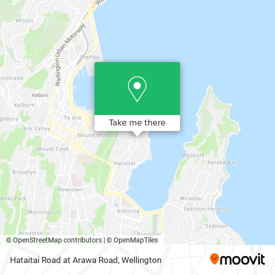 Hataitai Road at Arawa Road map