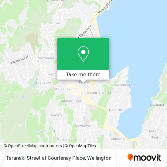 Taranaki Street at Courtenay Place map