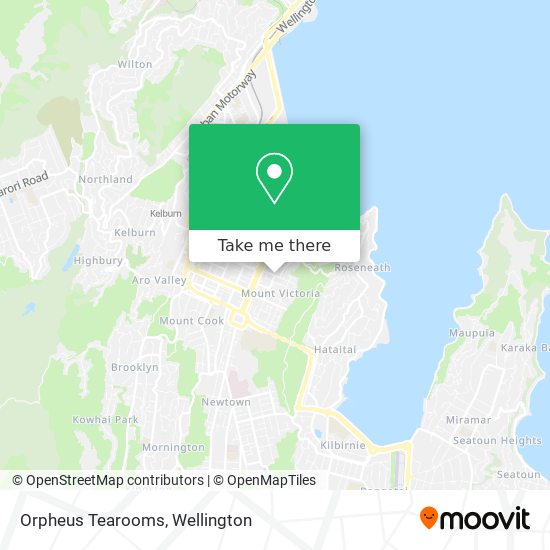 Orpheus Tearooms map