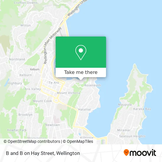 B and B on Hay Street map