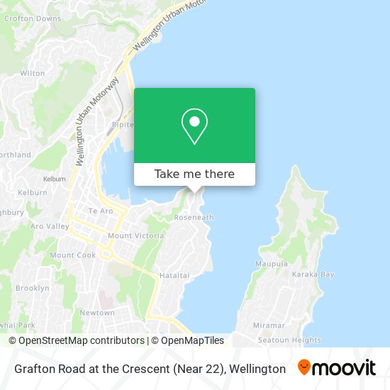 Grafton Road at the Crescent (Near 22) map