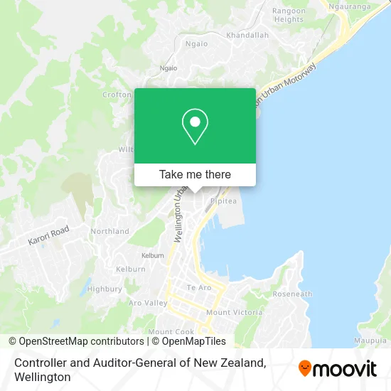 Controller and Auditor-General of New Zealand map