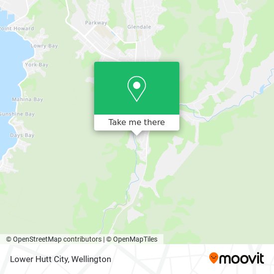 Lower Hutt City map
