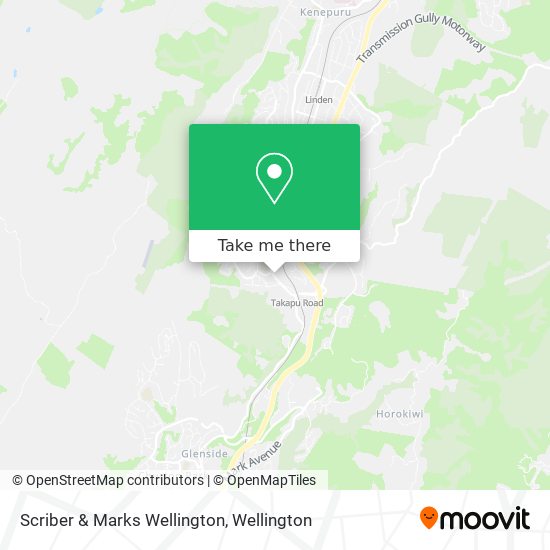 Scriber & Marks Wellington map
