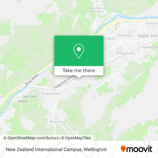 New Zealand International Campus map