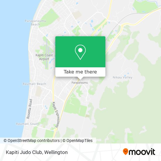 Kapiti Judo Club map