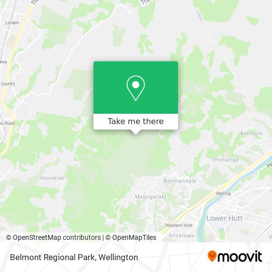 Belmont Regional Park map
