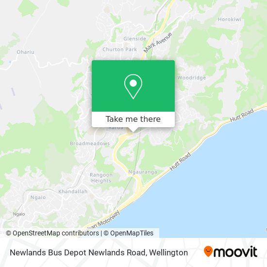 Newlands Bus Depot Newlands Road map