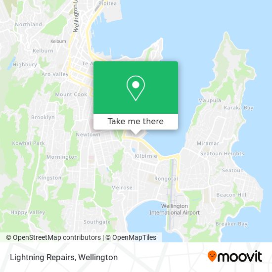 Lightning Repairs map