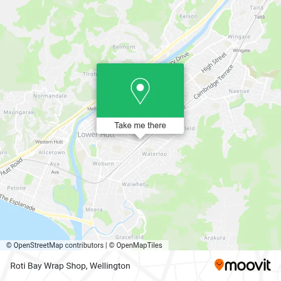 Roti Bay Wrap Shop map