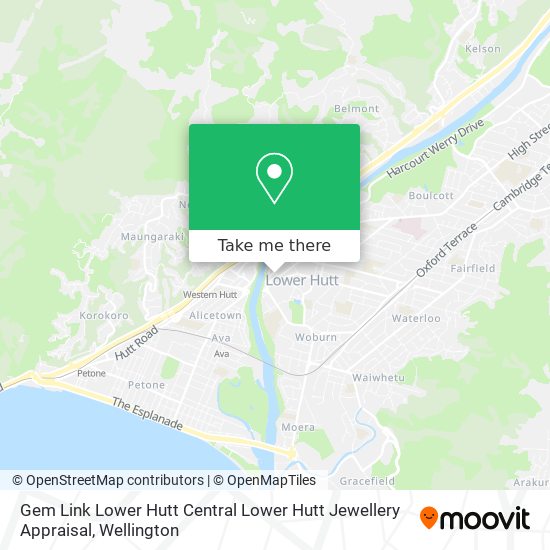 Gem Link Lower Hutt Central Lower Hutt Jewellery Appraisal map