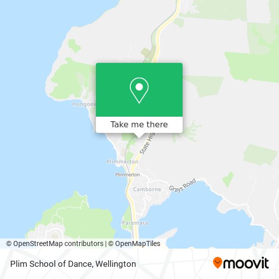 Plim School of Dance map
