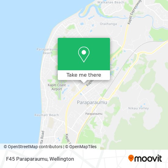 F45 Paraparaumu map