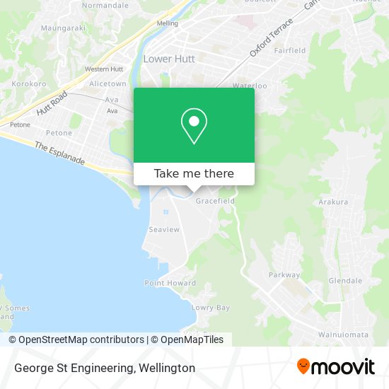 George St Engineering map