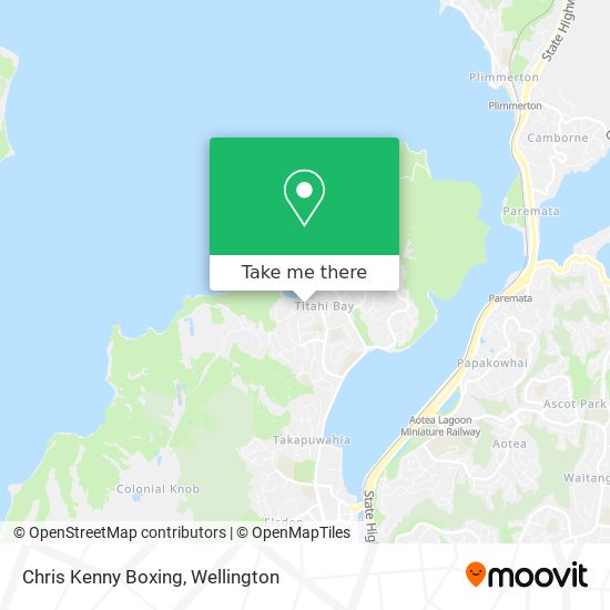 Chris Kenny Boxing map