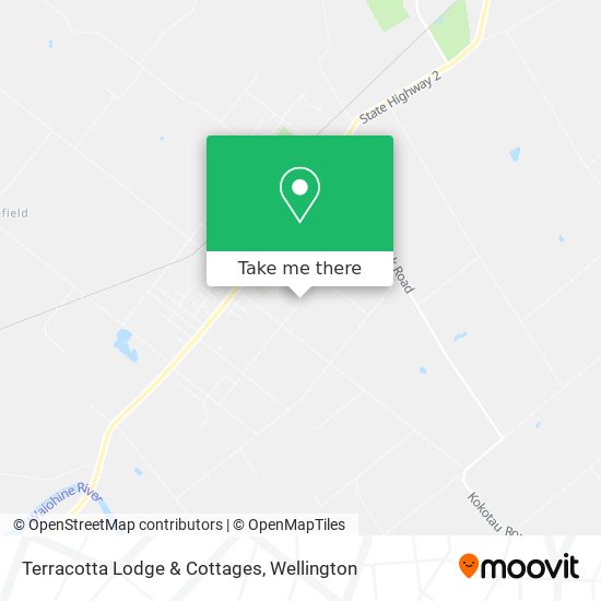 Terracotta Lodge & Cottages map