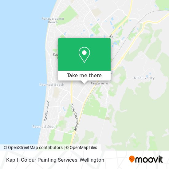 Kapiti Colour Painting Services map