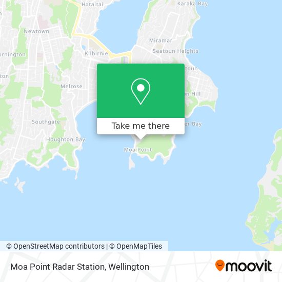 Moa Point Radar Station map