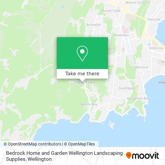 Bedrock Home and Garden Wellington Landscaping Supplies map