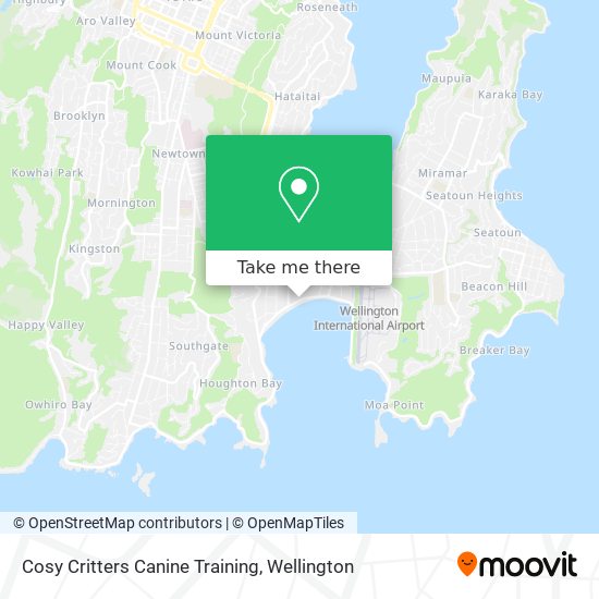 Cosy Critters Canine Training map