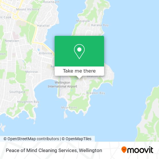 Peace of Mind Cleaning Services map