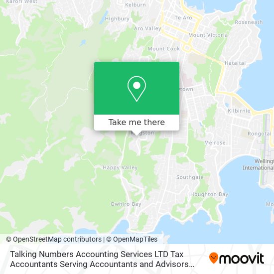 Talking Numbers Accounting Services LTD Tax Accountants Serving Accountants and Advisors Wellington map